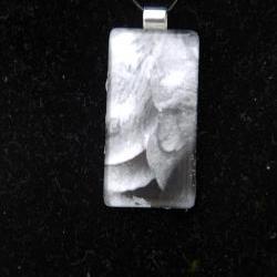 Rose Detail Pendant on Black Cord