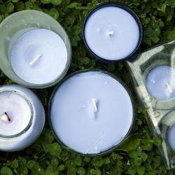 Cranberry-Vanilla Soy Candles, Various Containers
